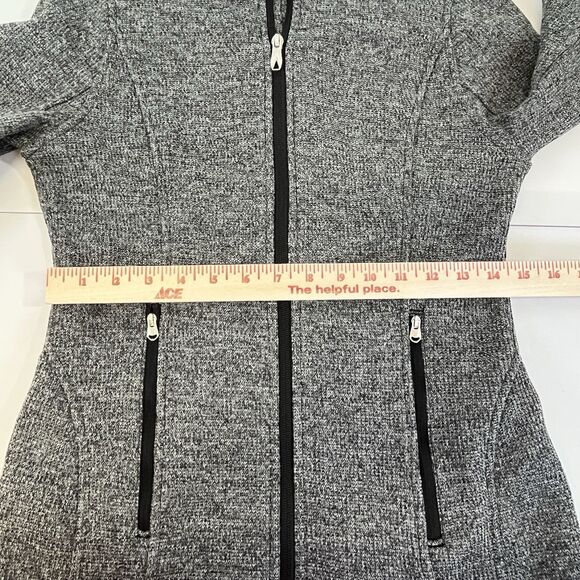 Wm's Grey SPYDER Sports Endur Knit Jacket Full Zip Fleece Lined Mock Neck Sz S‎ - Picture 11 of 16